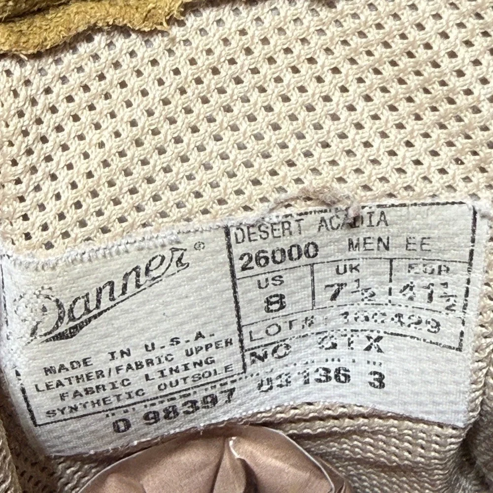 Danner desert acadia
